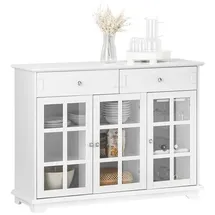SoBuy Sideboard 119 x 90 x 40 cm Weiß