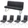 MCW Esszimmer-Set Anthrazit, 5er-Set