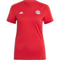 adidas FC Bayern München T-Shirt 2024/25 rot Unisex Gr. XS