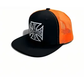West Coast Choppers Og Flatbill Kappe orange/schwarz One Size