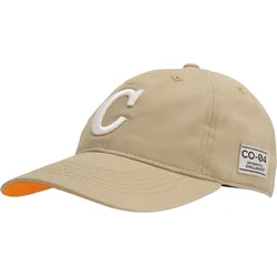 Baseball Cap CHILLOUTS "Ulloa Hat", Damen, beige, Denim/Jeans, Baumwolle, unifarben mit Farbeinsatz, casual, Caps, mit C-Stickerei & verstellbarem Sitz