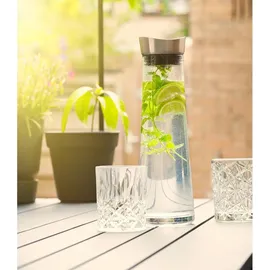 Brita Glasflasche für sodaTRIO Wassersprudler 1 l grau/transparent + 2er Pack