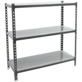 Proregal Schwerlastregal Small Metal Shark HxBxT 100 x 100 x 30 cm Fachlast 180 kg Anthrazit-Verzinkt