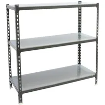 Proregal Schwerlastregal Small Metal Shark HxBxT 100 x 100 x 30 cm Fachlast 180 kg Anthrazit-Verzinkt