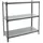Proregal Schwerlastregal Small Metal Shark HxBxT 100 x 100 x 30 cm Fachlast 180 kg Anthrazit-Verzinkt