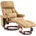 MCombo Relaxsessel 9068 Kunstleder 86 x 111 x 90 Beige mit
