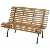 Proregal Gartenbank 80 x 122 x 70 cm Hellbraun