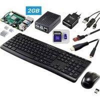 TRU COMPONENTS Pro Set Raspberry Pi® 4 B 1 GB 4 x 1.5 GHz inkl. Netzteil, inkl. Gehäuse, inkl. Kühlkörper, inkl. HDMI?-Kabel, inkl. Tastatur, inkl. Maus