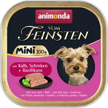 Animonda Vom Feinsten Mini Kalb, Schinken + Basilikum 32 x 100 g