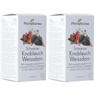 Phytopharma Schwarzer Knoblauch Weißdorn