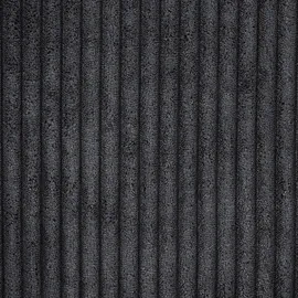 Beliani Sessel VIND Cord 78 x 113 x 93 cm Schwarz mit Kissen