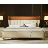 xl moebel gmbh Polsterbett 148 x 226 cm Beige