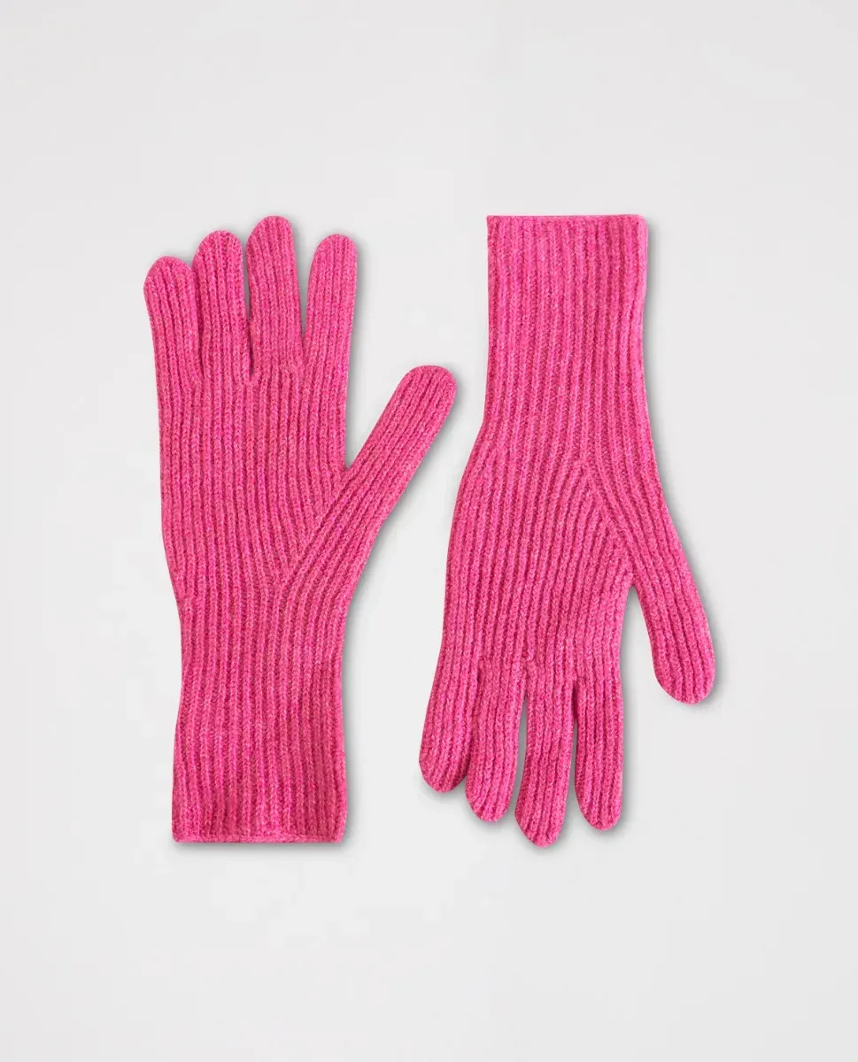 Handschuhe mit Kaschmir Feeling in Pink