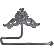 Chic Antique Toilettenpapierhalter mit Dekor, Antik grau