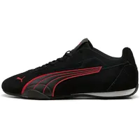 Puma Catch Wildleder - Sneaker Erwachsene, Schwarz (Black x Red), 38 EU - 38 EU
