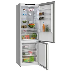 Bosch Serie 4 KGN492IAF Kühl-Gefrierkombination (440 l, 2030 mm hoch, Edelstahl)