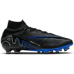 NIKE Herren Fussball-Kunstrasenschuhe ZOOM, BLACK/CHROME-HYPER ROYAL, 41