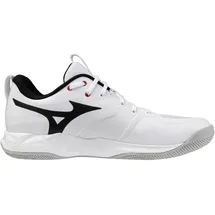 Mizuno Wave Momentum Pro Herren White/Black/Fiery Red 42,5
