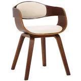 CLP Kingston Kunstleder creme/walnuss