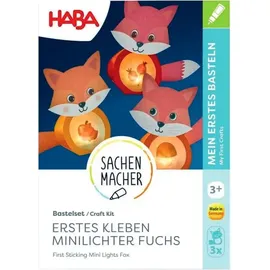 HABA Bastelset Erstes Kleben Minilichter Fuchs