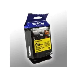Brother TZe-FX661 laminiert schwarz auf gelb 3,6cm x 8m
