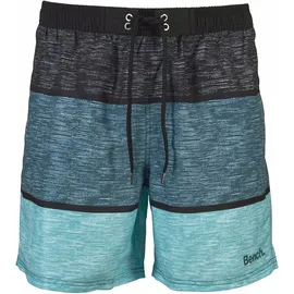 BENCH Badeshorts Mac Blau/Schwarz L