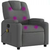 vidaXL Massagesessel Dunkelgrau Stoff