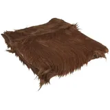 Rayher Langhaarplüsch Polyester d.braun 30 x 48 cm