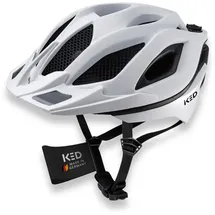 ked ahead gmbh KED Spiri II Trend Allround Fahrradhelm Mit LED Licht Und Reflektor, Optimierter Belüftung und Insektenschutznetz I Farbe: white matt Größe: 55-... - Weiß