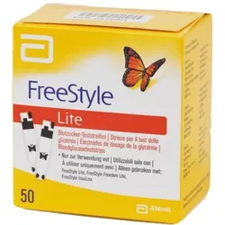 FREESTYLE Lite Teststreifen ohne Codieren 50 St Teststreifen