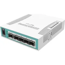 MicroTik CRS106-1C-5S L5 5xSFP 1G, 1xGigabit LAN PoE / SFP combo, Desktop case (6 Ports), Netzwerk Switch