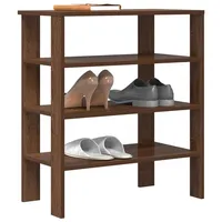 VidaXL Schuhregal Braun Eichen-Optik 61x32x70 cm Holzwerkstoff