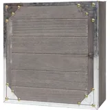 MCW Schlüsselkasten, Grau, Braun, Holz, 26x26x5 cm, Garderobe, Schlüsselboards & -kästen