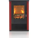Verso - eek a+ Kaminofen Lheia 7,5 kW Burgundy