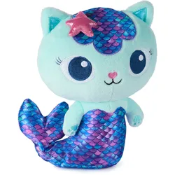 Spin Master Gabby's Dollhouse , 25 cm große Plüsch-Katze MerCat (deutsch: Meerkä