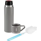 Gräwe Isoflasche 450 ml, grau, matt