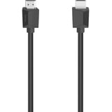 Hama HDMI Anschlusskabel HDMI-A Stecker, HDMI-A Stecker 1.50m Schwarz 00200702 4K UHD HDMI-Kabel