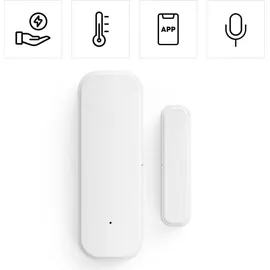 Hama Smart Home Fensterkontakt für Türen, Fenster, Garagen, Zigbee, magnetisch