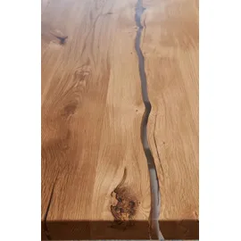 Massivholz Epoxidharz Akazien-Esstisch 240x100 cm / Epoxidharz