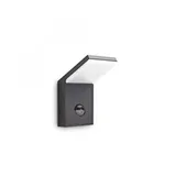Ideal Lux Außenleuchte Aluminium 17,0 cm inkl. Bewegungsmelder anthrazit