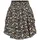 cloud5ive Minirock Damen Bedruckt Schwarz/Braun XL