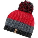 Ziener Intercontinental-z Mütze - Black / Red - One Size