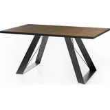 WFL GROUP Esstisch Alteiche, Rechteckig,Rechteckig, 80x76x140 cm Esszimmer, Tische, Esstische