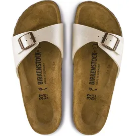 Birkenstock Madrid Vegan Birko-Flor schmal graceful pearl white 41