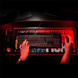 Numskull Games Mortal Kombat XL RGB Gaming-Mauspad Schwarz/Rot