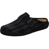 Rohde Herren Hausschuhe Pantoffeln Mantua 6658, Größe:42 EU, Farbe:Blau - 42 EU