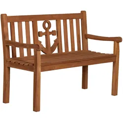 deVries Gartenbank »Anker« - 120x60x89cm - naturfarben - Holz