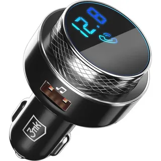 3M 3MK Hyper Car FM Transmitter 87.5 - 99.8 MHz USB Black