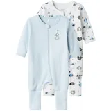 NAME IT Elephant Schlafanzug 2 Einheiten - Baby Blue, - 6 Monate