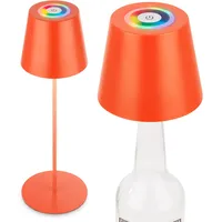Briloner 3 in 1 RGBW LED Tischlampe Orange 3 St.